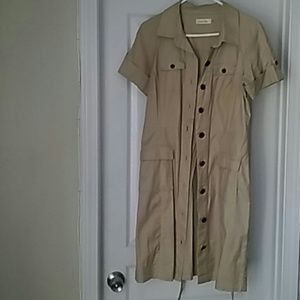 Casual kaki dress women's.